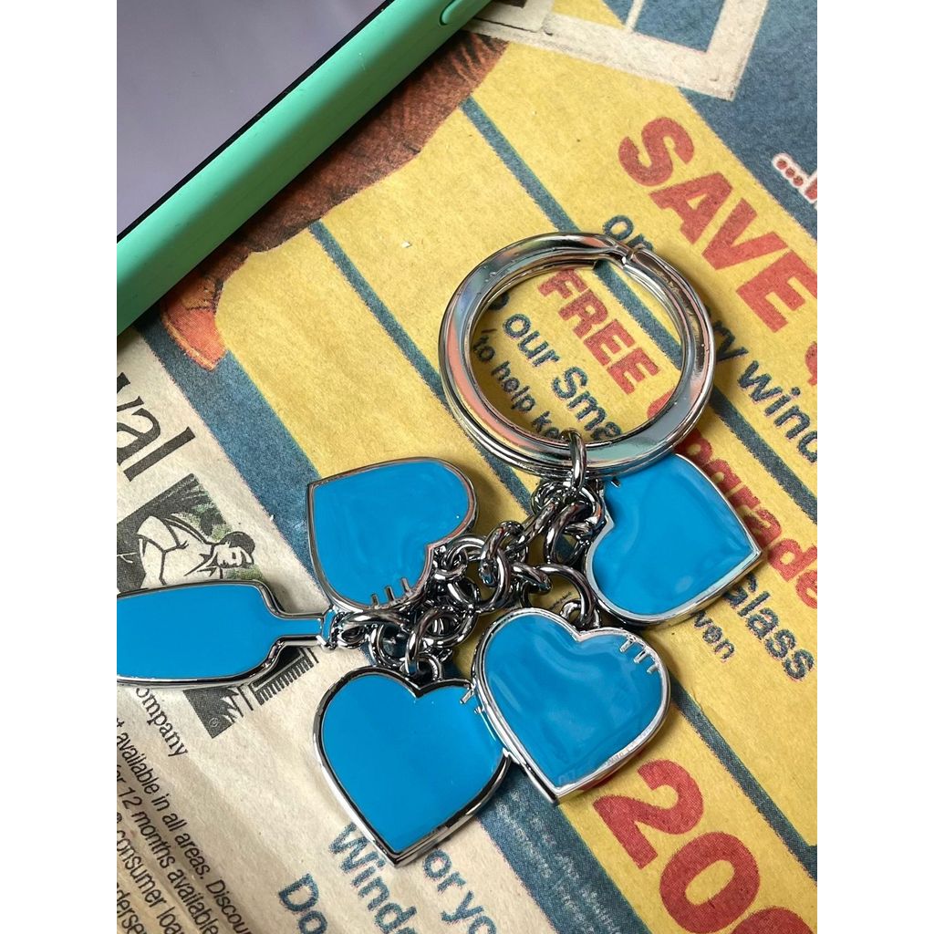 Street Wear Tokyo Harajuku human made Blue Bottle พวงกุญแจ Joint Metal จี้พวงกุญแจของขวัญ nigo