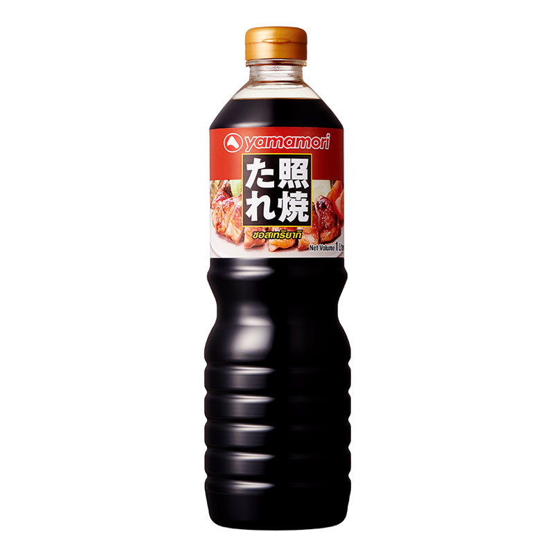 ยามาโมริ ซอสเทอริยากิ 1 ลิตร (YAMAMORI Teriyaki Sauce (R ) 1L.X1 Bottle)