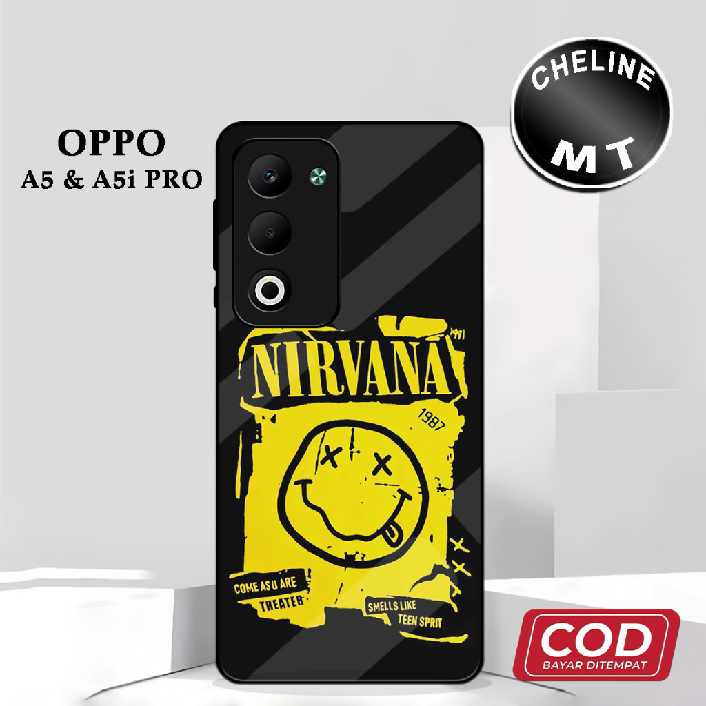 ( DD 16 ) เคส Sofcase Glossy สําหรับ Oppo A5 l oppo A5i PRO l Anime Motif l บทคัดย่อ l น่ารัก l Kesi