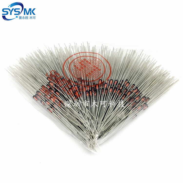 HZ4B2 DO-35 ST In-Line ตัวควบคุมแรงดันไฟฟ้าไดโอด 0.5 W 3.8V-4V Precision 2% 4B2 500 ชิ้น
