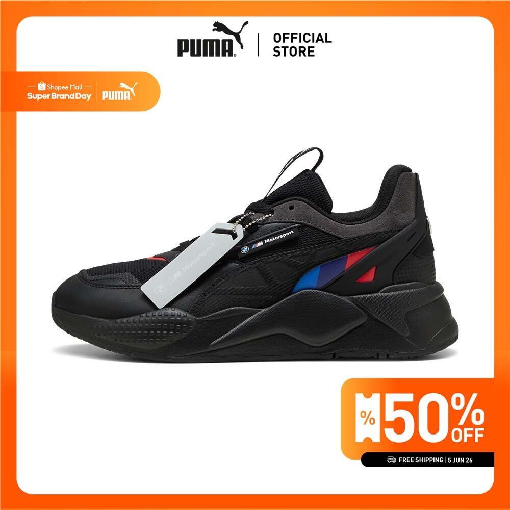 PUMA Auto รองเท้าผ้าใบ BMW M Motorsport RS-X ยูนิเซ็กส์ สีดำ - 30893301