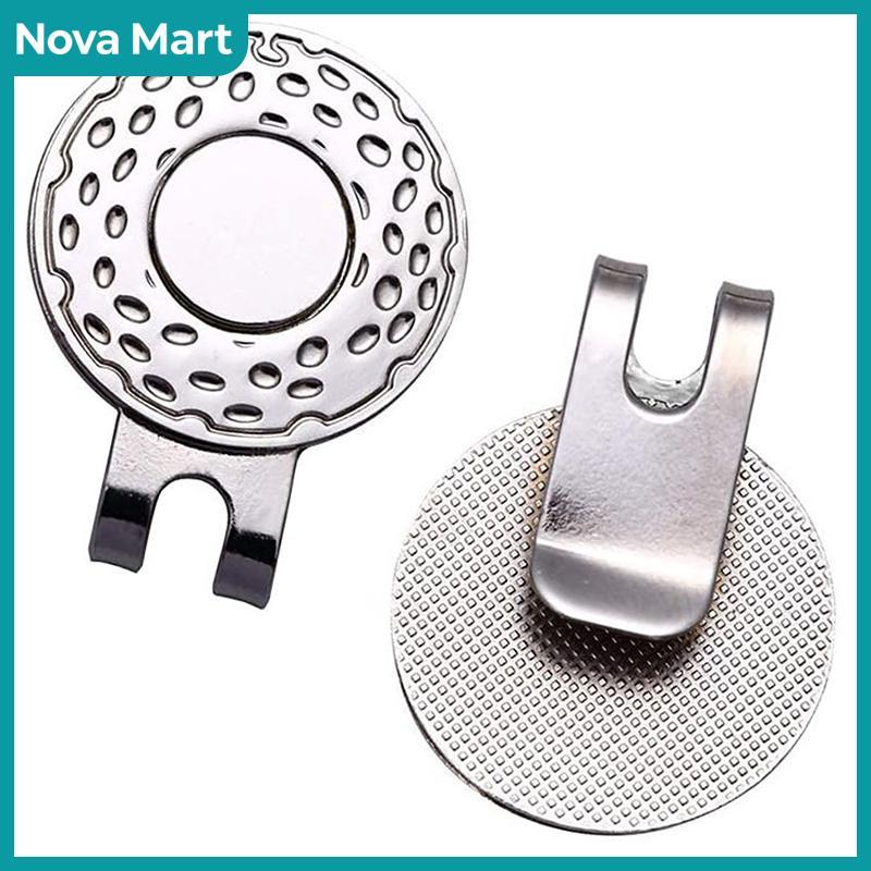 มาร์กเกอร์ลูกกอล์ฟ nova Mart พร้อมที่หนีบหมวกกอล์ฟแม่เหล็กกลางแจ้ง