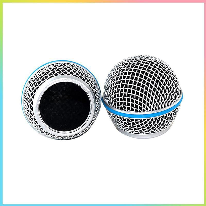 เปลี่ยนโลหะไมโครโฟน Grille Replacing Professional Party Mic Head Part อุปกรณ์เสริมสําหรับ Shure Beta