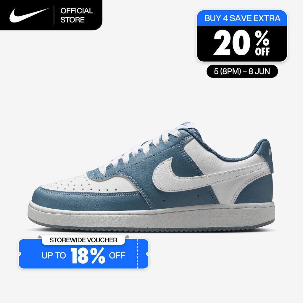 Nike Women's Court Vision Low Next Nature Shoes - White [DH3158-112]