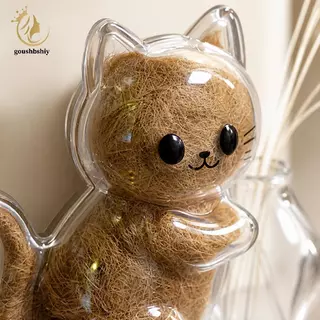 [GOY] โปร่งใสแมวผมเก็บตู้เย็นแม่เหล็กสัตว์เลี้ยงขน Keepsake แคปซูล DIY ของที่ระลึก Cat Whiskers Collector แม่เหล็กติดตู้เย็น TH
