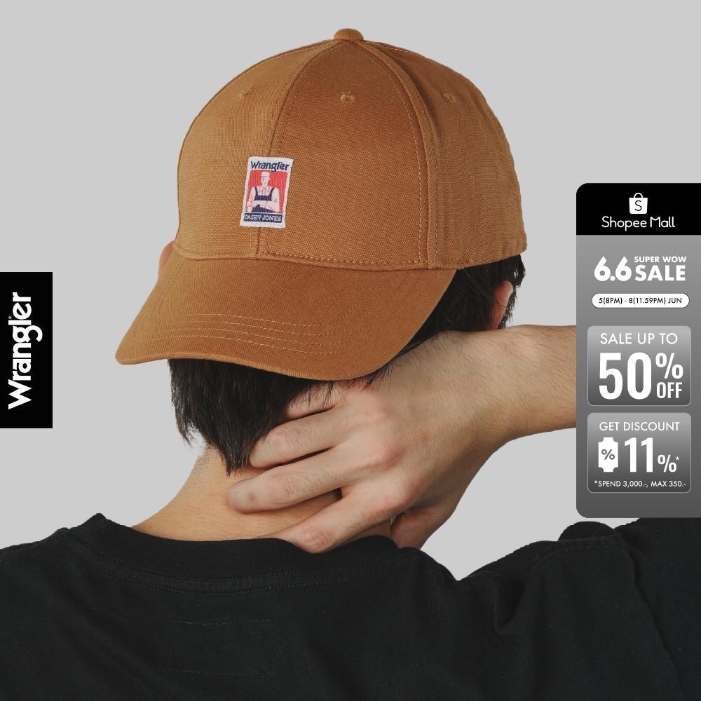 WRANGLER หมวกแก๊ปผู้ชาย / ผู้หญิง คอลเลคชั่น Casey Jones รุ่น WR F125UHATN09 สีน้ำตาล