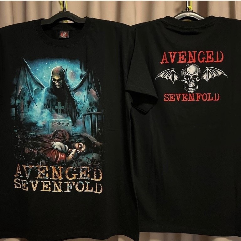 เสื้อวงลายA7X(ป้ายRockYeah)