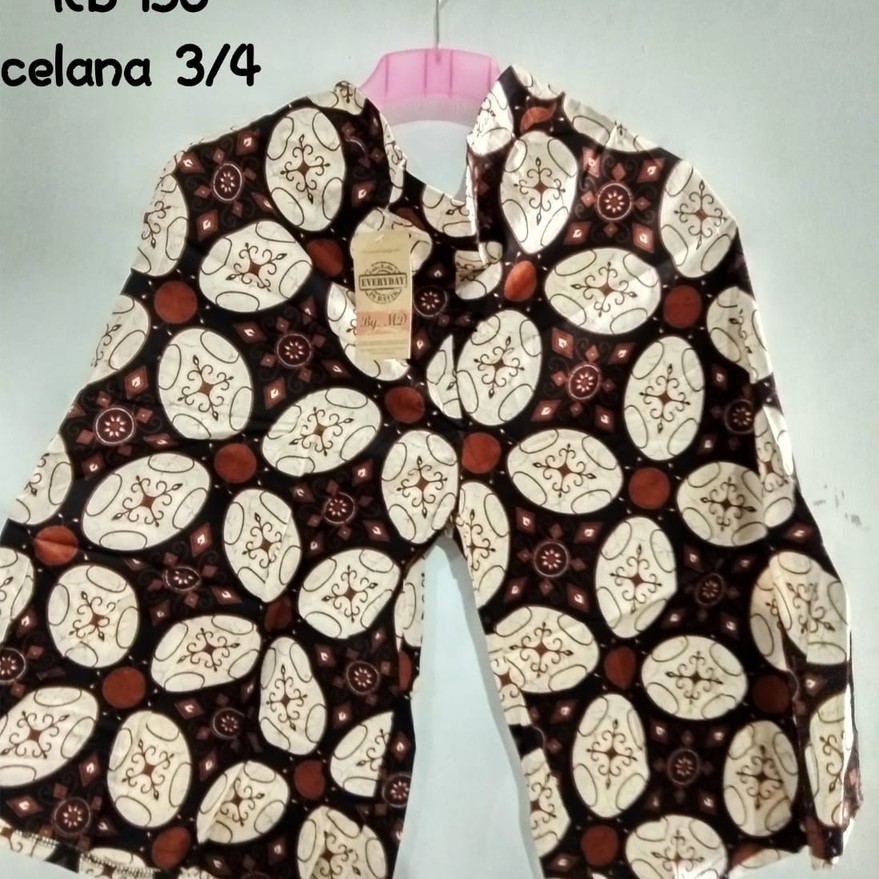 KATUN Modern Womens Batik 3⁄4 Culottes Pants 130 KB และ 130 DK JB Stretch Cotton