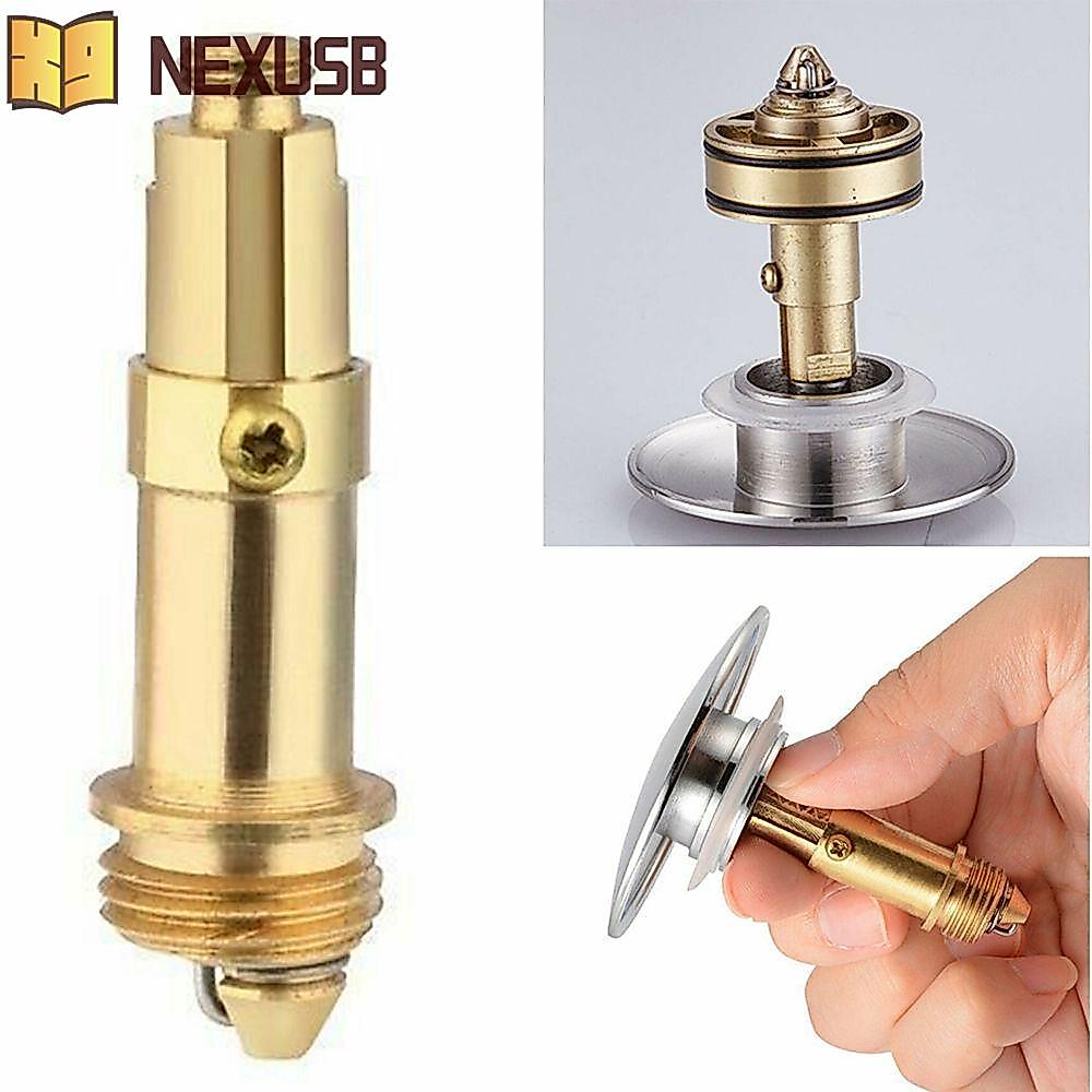 NEXUSBEAM ปลั๊กสปริงติดตั้งง่ายอุปกรณ์เสริมก๊อกน้ํา Bounce กันสนิมทองเหลืองอเนกประสงค์ Drain Spool