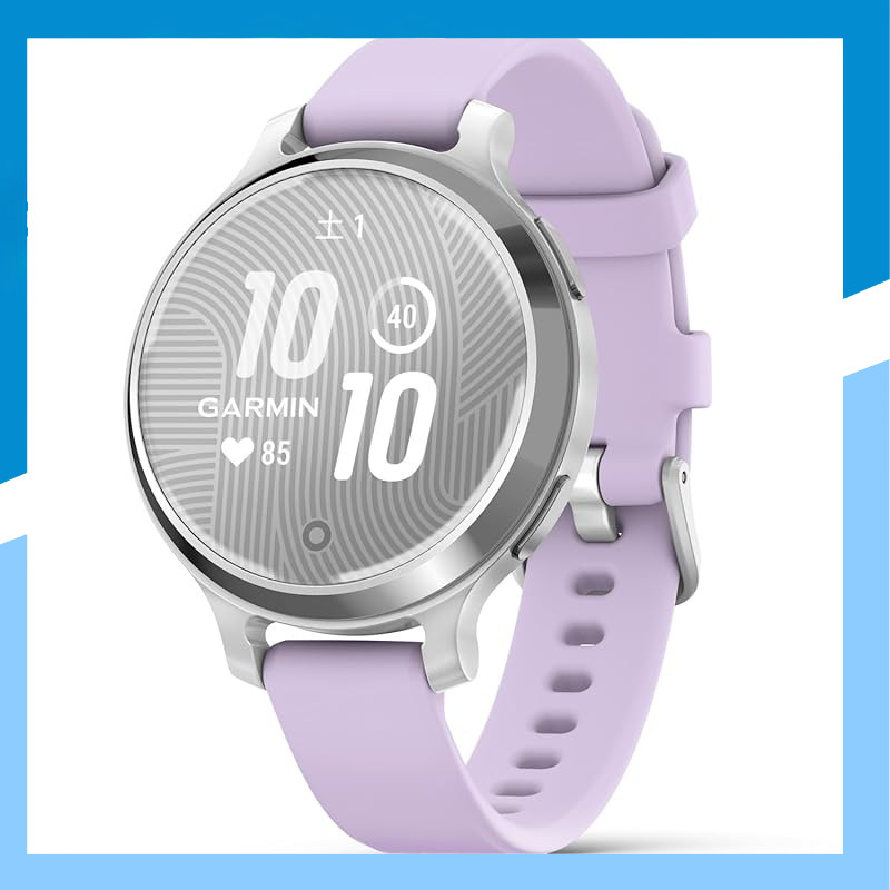 Garmin Lily 2 Active Silver/Jasmine Purple: 9-day battery, built-in GPS, Suica compatible, sleep ana