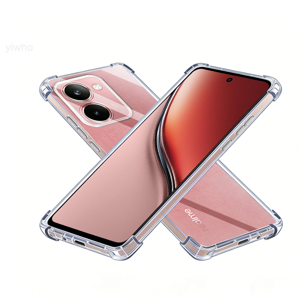 Realme P3 Ultra Clearเคสโทรศัพท์สําหรับRealme P4R P4 Power P3X P3 P4 Lite Pro P3 Ultra TPUปลอกโปร่งใ