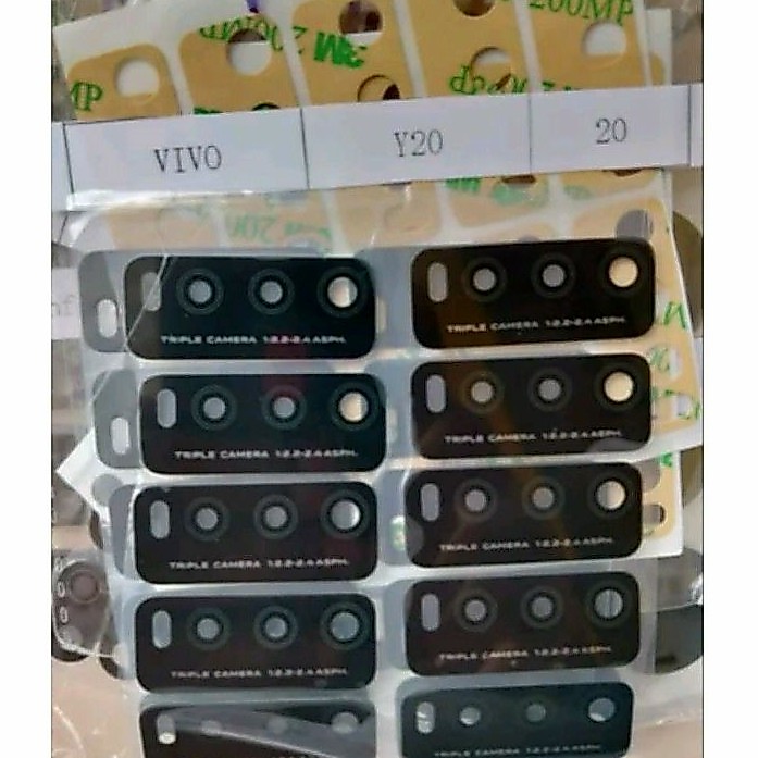 เลนส์กล้องหลัง Vivo Y12S Vivo Y20 Y20S. กระจกกล้อง VIVO Y12 S Y20 Y20S