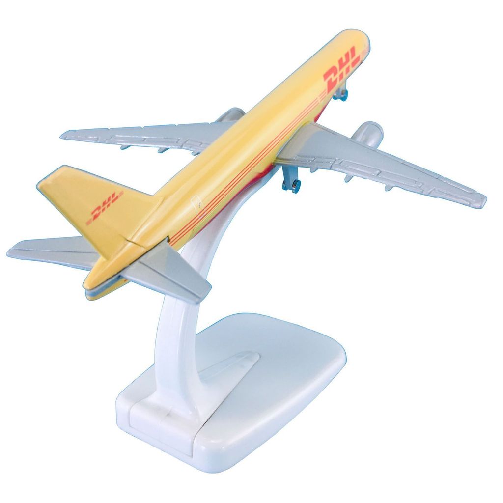 คลังสินค้าพร้อม 16 ซม. โมเดลเครื่องบินโลหะผสม Dunho ขนส่งด้านนอก DHL Express Dunho ขนส่งด้านนอก Expr