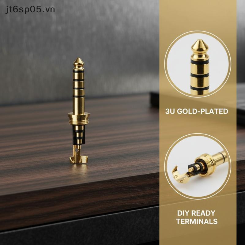 [JTS] ขั้วต่อ Pentaconn ขนาด 4.4 มม. 5 เสาพร้อมหมุดสายเคเบิลเกลียว M75x05 สําหรับการใช้งานเครื่องขยา