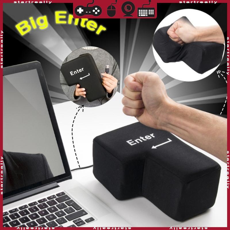ST Creative Big Enter Key คอมพิวเตอร์ USB ขนาดใหญ่ใส่ Key Venting Decompression Key Stress-relief หม