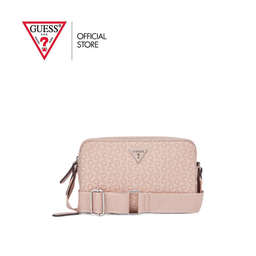 กระเป๋า Guess รุ่น TT984571 VIVIETTE MINI DBL ZIP CROSSBDY สีชมพู
