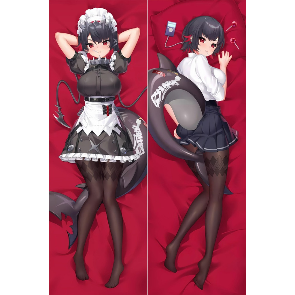 Ellen Joe 2 Zenless Zone Zero อะนิเมะ Dakimakura กอดหมอน Body Case Props พิมพ์สองด้านผ้าปูที่นอน