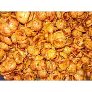 KERUPUK KERANG REMIS PEDAS GURIH/KERUPUK PEDAS/ MAKARONI CIKRUH PEDAS