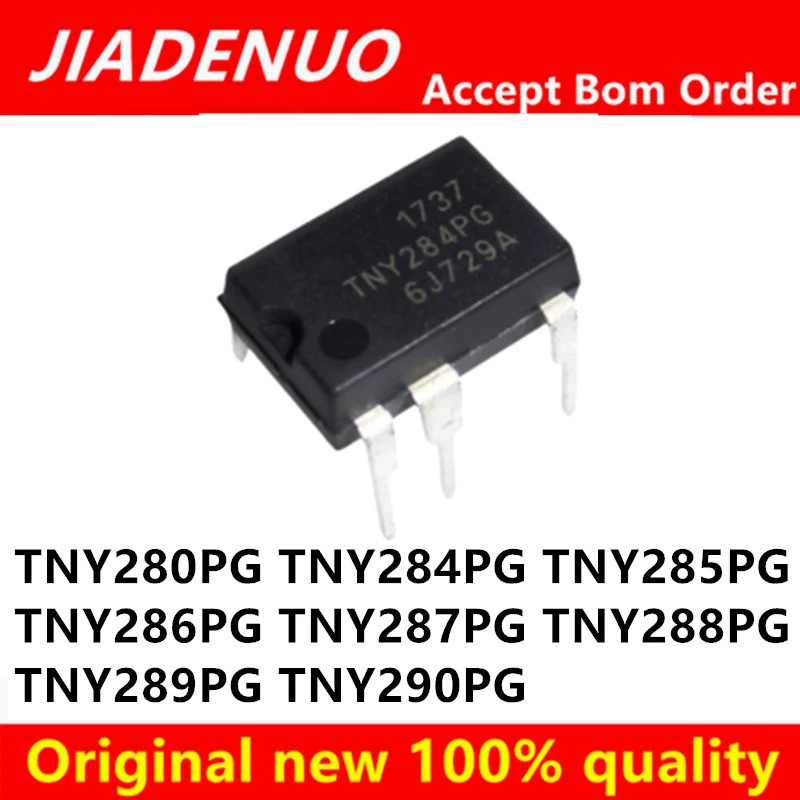5PCS TNY280PG TNY284PG TNY285PG/286PG TNY287PG/288PG/289PG TNY290PG DIP-7 ชิปเซ็ต IC