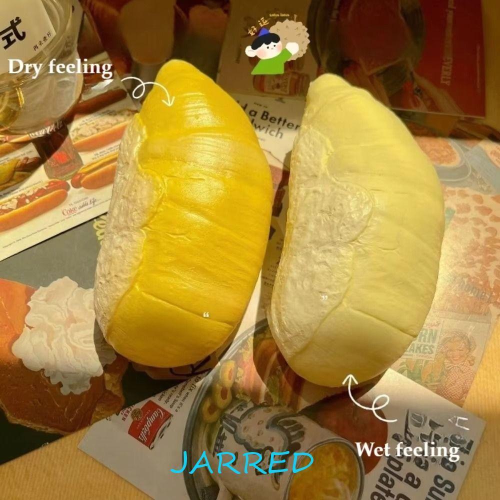 JARRED จําลองทุเรียนบีบของเล่น,ผ่อนคลายของขวัญยืดช้า Rebound บีบของเล่น,บรรเทาของเล่น Sensory ยืดหยุ่น Release มือช้า Rebound Vent ของเล่นออทิสติกสนับสนุน