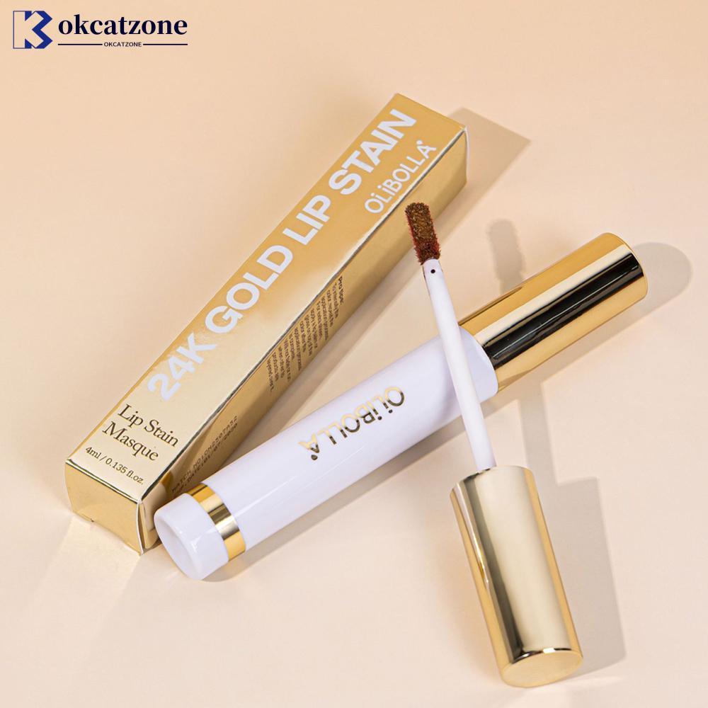 OKCATZONE Peeling Lip Liner ปากกา Matte Liquid ลิปสติก Peel Off สูตรกันน้ํา Lip Stain Marker ตลอดทั้