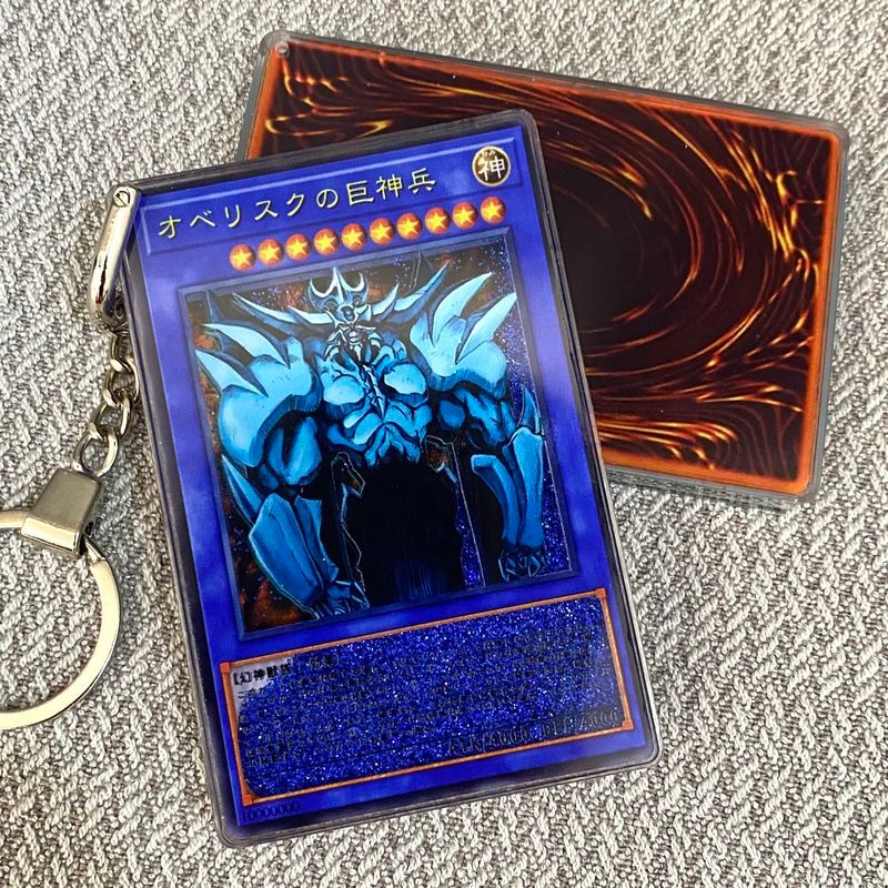 วงกุญแจการ์ดไหล Yu-Gi-Oh! เกมกลคนอัจฉริยะ การ์ดเกมยูกิ พวงกุญแจอะคริลิคเขย่าได้ สวยคมชัด