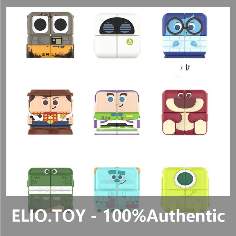 POPMART Disney Pixar POP CUBE CUBIEC Series รูป Rubiks CUBE Mystery Box ของขวัญ