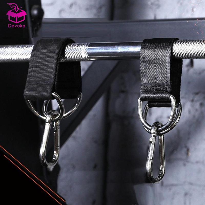 [chiwanji2mf] Multi-gym Ab Training Hanging Strap เสริมความแข็งแรงของแขนไนลอนสําหรับอุปกรณ์ออกกําลัง