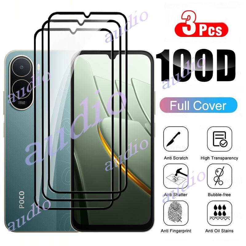 POCO C81 Pro 4G 3PcsกระจกนิรภัยสําหรับPoco C81 Pro C81Pro PocoC81 Pro 4Gป้องกันหน้าจอกระจกป้องกันฟิล