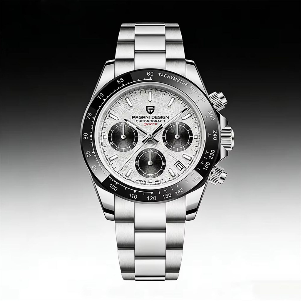 PAGANI DESIGN Original ใหม่ผู้ชายควอตซ์นาฬิกาญี่ปุ่น Seiko VK63 Chronograph นาฬิกาผู้ชาย 10Bar นาฬิก