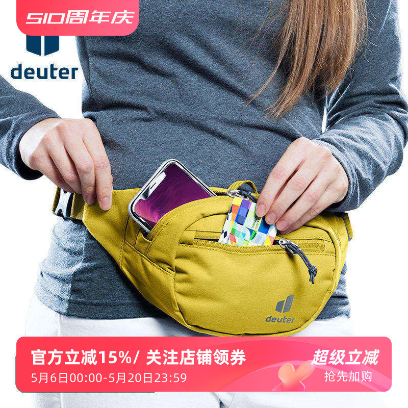 เยอรมัน Doter deuter นําเข้าผู้ชายผู้หญิงกลางแจ้งกระเป๋าคาดเอวปีนเขากีฬาท่องเที่ยวมัลติฟังก์ชั่แบบพก