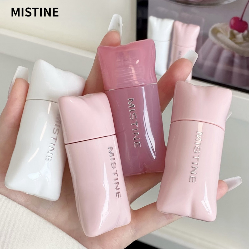 MISTINE ลิปกลอสเบสซิลกี้ นู้ดเม็ดสีติดทนนาน