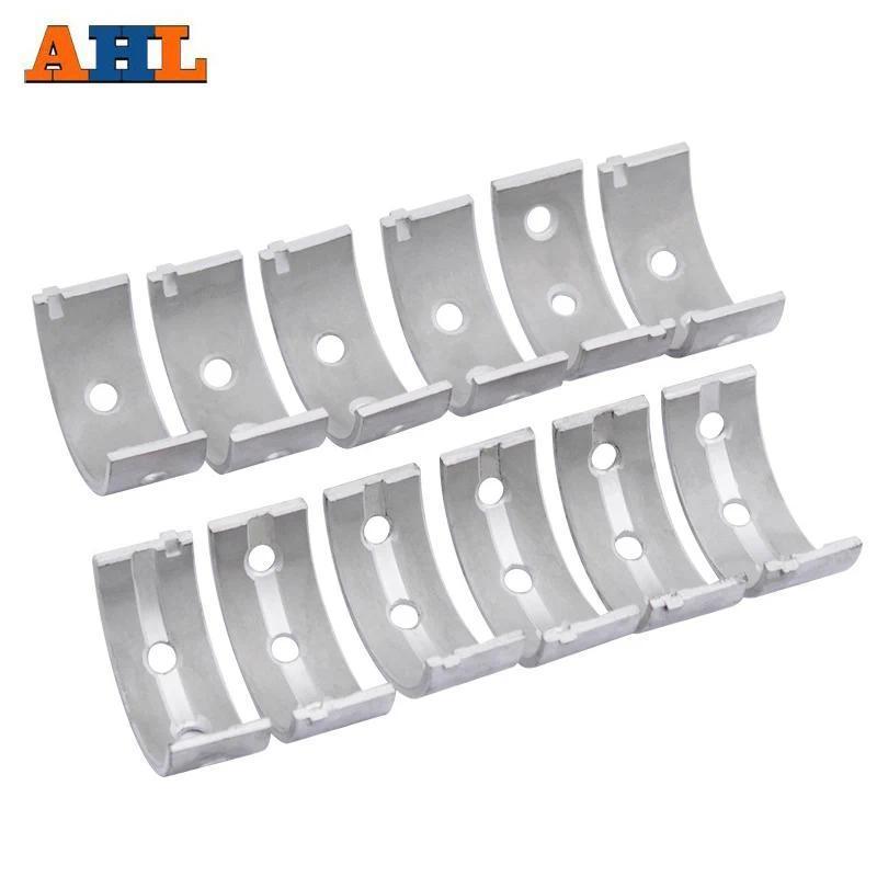 AH12Pcs STD +25 +50 Motorcycle Main Crankshaft Bearing For KAWASAKI ZRX400 I II III ZX400K ZZ-R400 Z