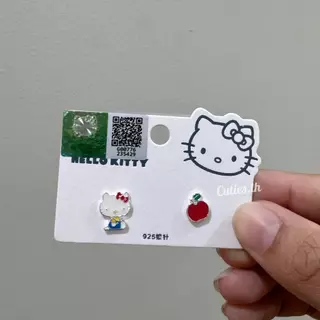 [แท้100%] รวมaccessory 1สร้อยคอ ต่างหู Sanrio ซานริโอ้ คิตตี้ แท้ ลิขสิทธิ์ วัสดุเงินแท้ silver 92.5%