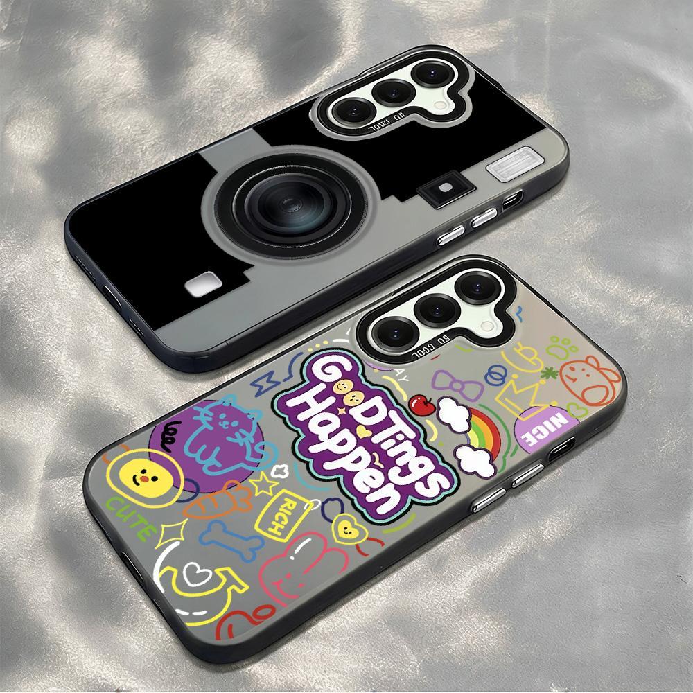 IMD เคสมือถือ For Samsung A36 A56 A57 A37 A17 A07 A06 A16 A35 A55 5G A15 A54 A05S 4G A26 A22 เคสโทรศัพท์ COD สีสันสดใส