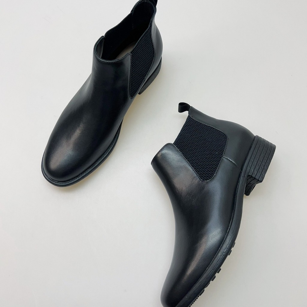 I3CJ Stu***man Women's short boots, business high-top retro British style soft-soled slip-on Martin 