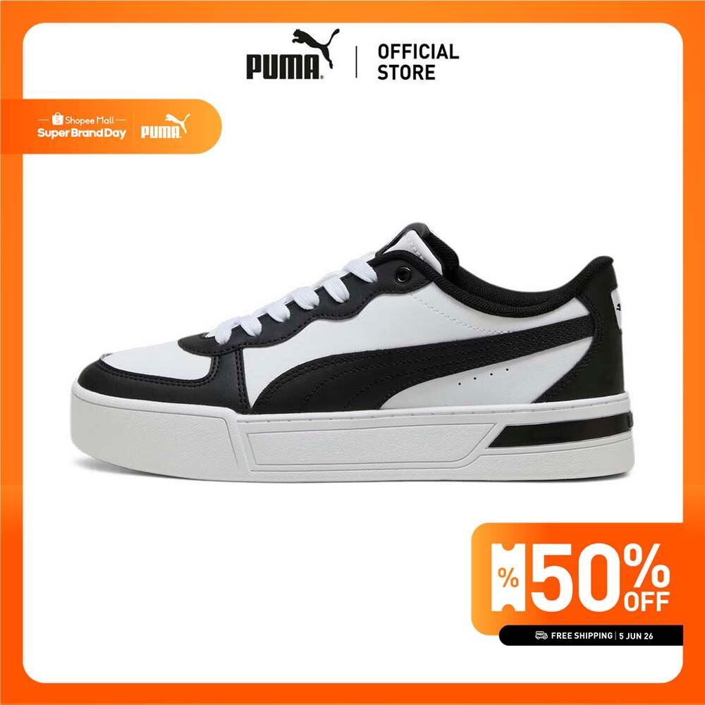PUMA BASICS - รองเท้ากีฬาผู้หญิง Skye สีขาว - 37476425