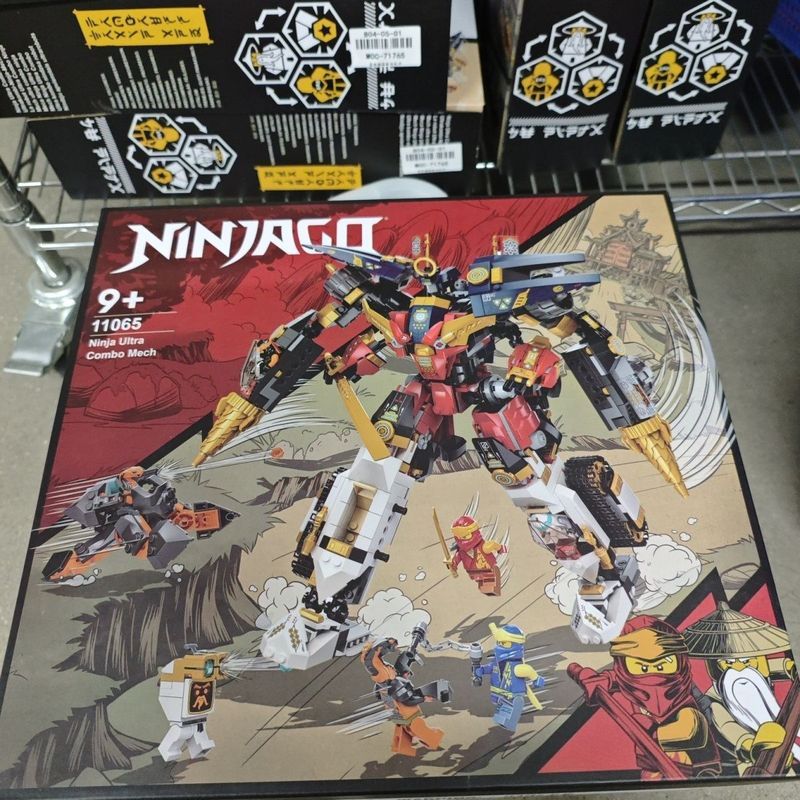 เข้ากันได้กับ Lego Phantom Ninja 71765 Fit Combine Mecha Building Blocks เปลี่ยนหุ่นยนต์ประกอบของเล่