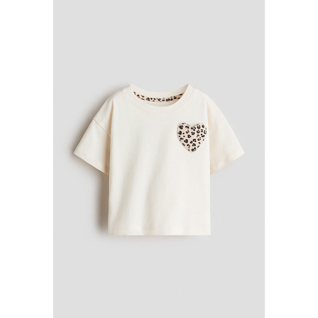 H&M(เอชแอนด์เอ็ม) เสื้อยืดประดับตกแต่ง เด็กหญิง 1338667_3
