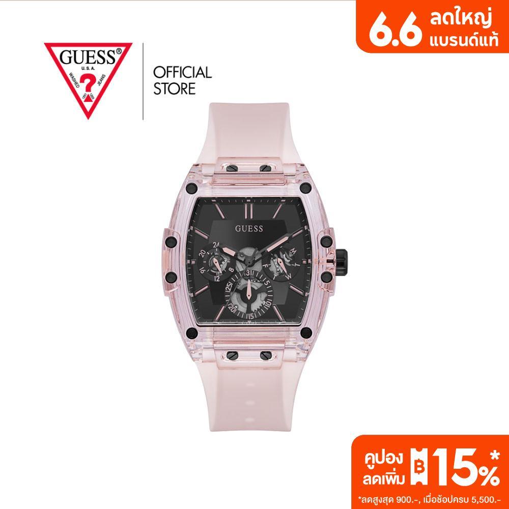 GUESS นาฬิกาข้อมือ ผู้ชาย รุ่น PHOENIX GW0203G11 สีชมพู