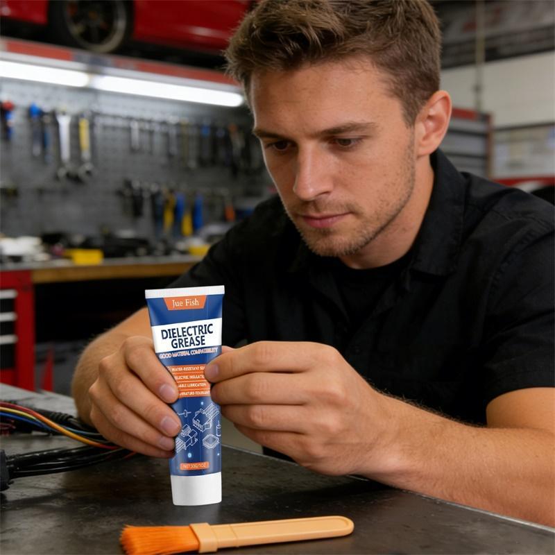 จาระบีเบรคน้ํามันหล่อลื่นรถยนต์ประสิทธิภาพสูงพร้อมแปรง Marine Dielectric Grease สําหรับ RV Sedan Pic