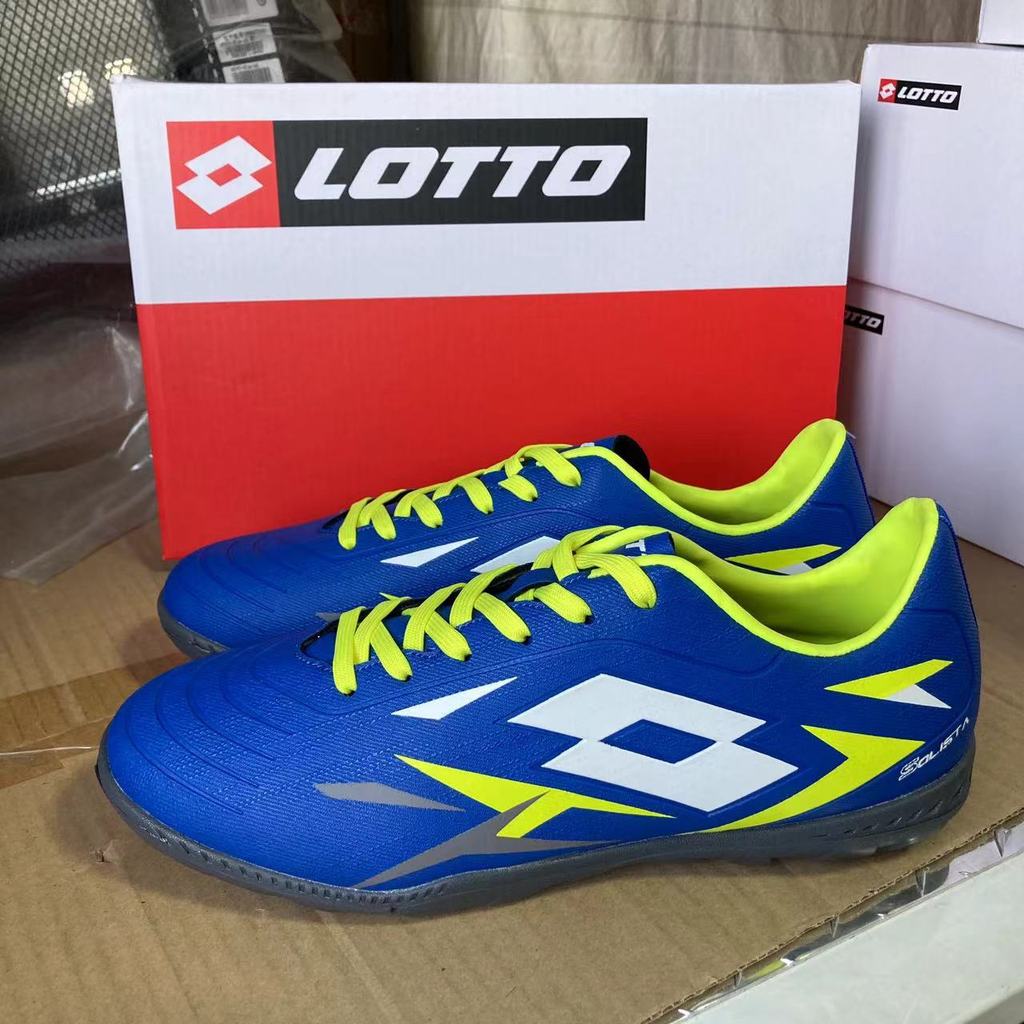 กล่องไม่มีรองเท้าแบรนด์ใหม่หลายรูปแบบ LOTTO LOTTO ผู้ชายฟุตบอลมืออาชีพกีฬาการฝึกอบรมรองเท้า TF FG