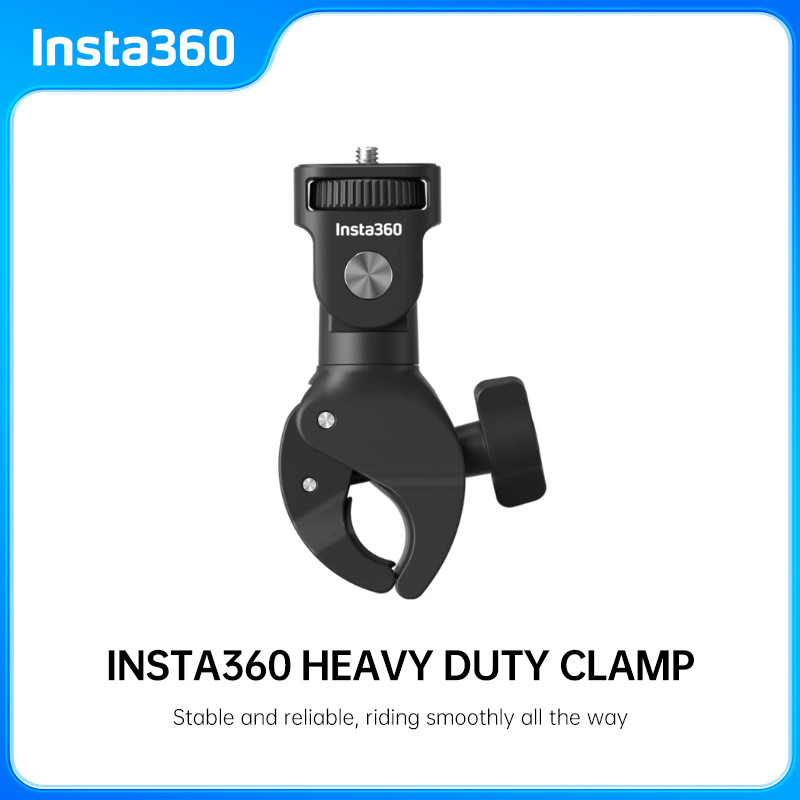 Insta360 X4 Heavy Duty Clamp รถจักรยานยนต์ Handlebar Super คลิป Claw Mount สําหรับ Ace Pro X3 GoPro 12 11 10 DJI Action 4 อุปกรณ์เสริม