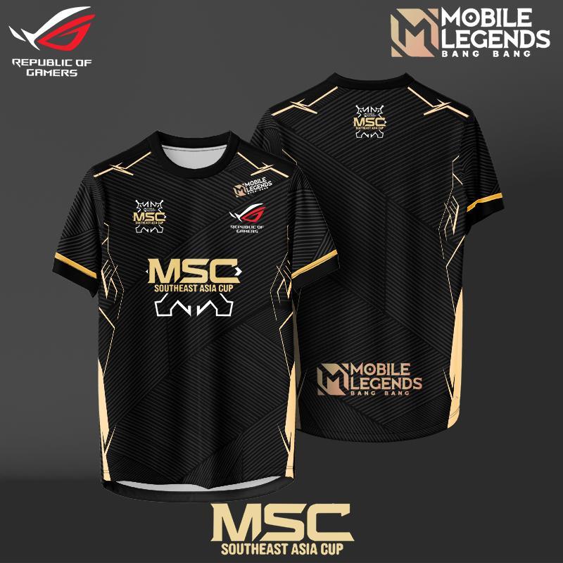 MLBB Southeast Asia Cup Jersey Baju MSC Competition Fansinning Design | ขนาด:S-5XL