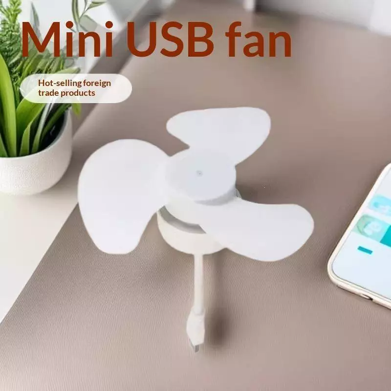 พัดลมมินิพกพา USB ยืดหยุ่นได้ สำหรับคอมพิวเตอร์และโน๊ตบุ๊ค thumbnail 3