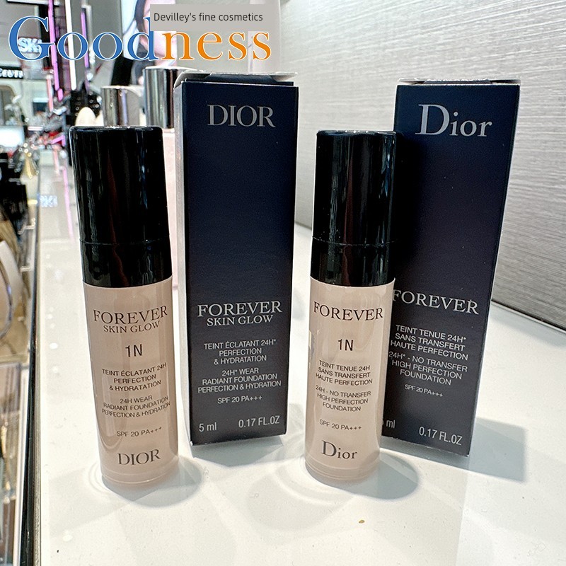 foundation ครีมรองพื้น เคาน์เตอร์ในประเทศ Dior Dior Cream Lasting Liquid Foundation 5ml Matte Glossy