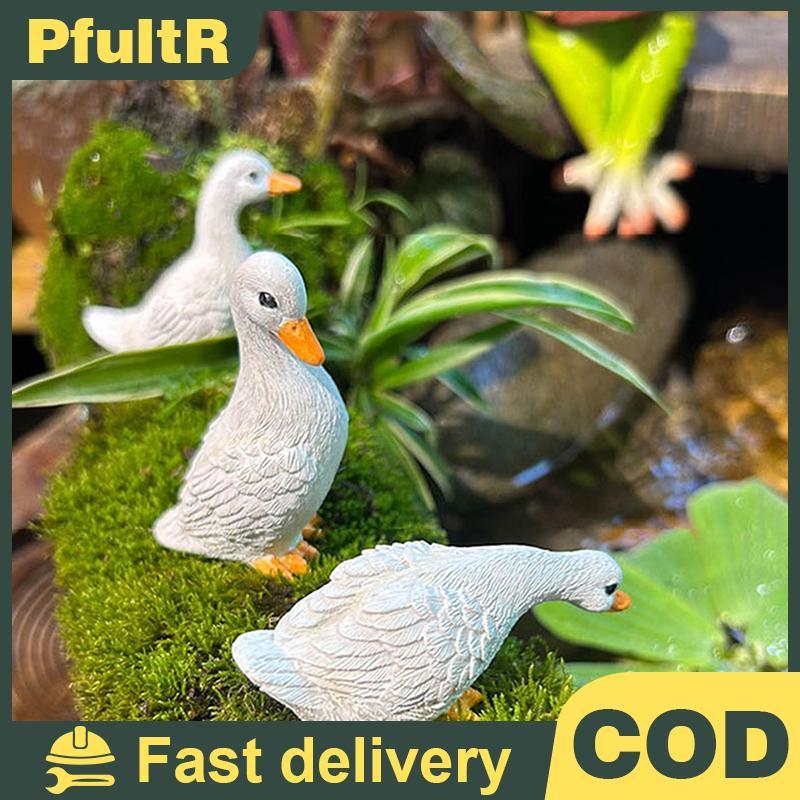 3 ชิ้นน่ารักสีขาว Du เรซิ่น Lotus กระถางดอกไม้ Hydroponic Planter Home Garden Decor