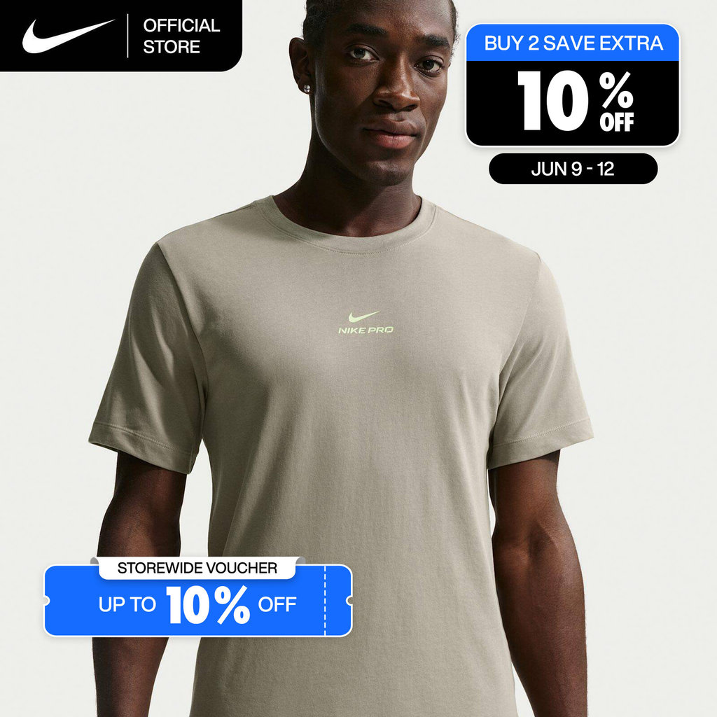 Nike Dri-FIT Men's Pro T-Shirt - Light Army [IH1948-320]