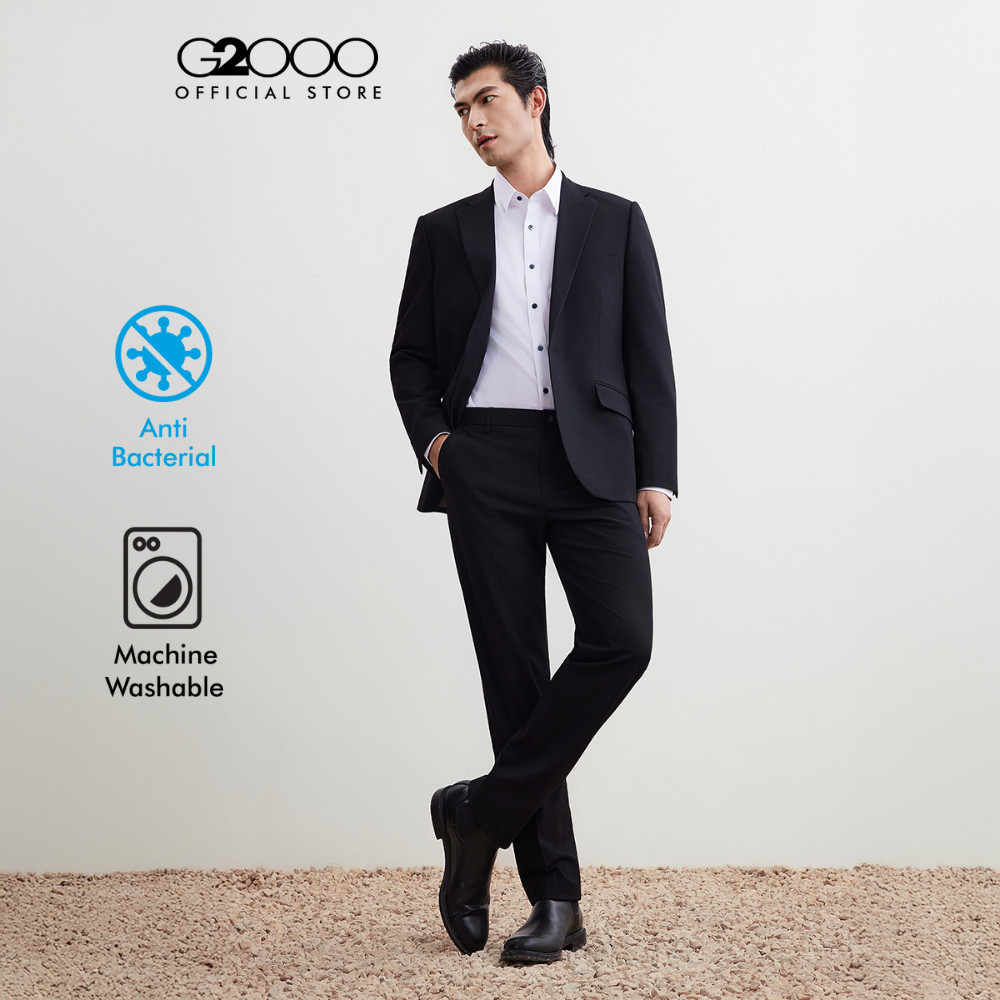 G2000 กางเกงสูทสำหรับผู้ชาย Smart Fit รุ่น 5615311299 สีดำ