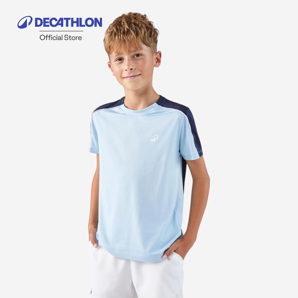 Decathlon Kids' Tennis T-Shirt Light เสื้อยืดเล่นเทนนิสสำหรับเด็ก รุ่น Light